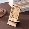 Wooden phone stands for urban cultural and creative products, small gifts, ornaments and souvenirs for travel in Beijing, Shanghai, Qingdao and Hangzhou Application Scenario